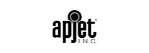 Apjet Inc logo – Apjet Inc logo with stylized lowercase lettering and circular accent above the letter “j.”